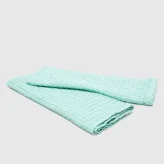 BASEMENT HOME - Set de Paños Cocina Waffle Menta 2 Unidades
