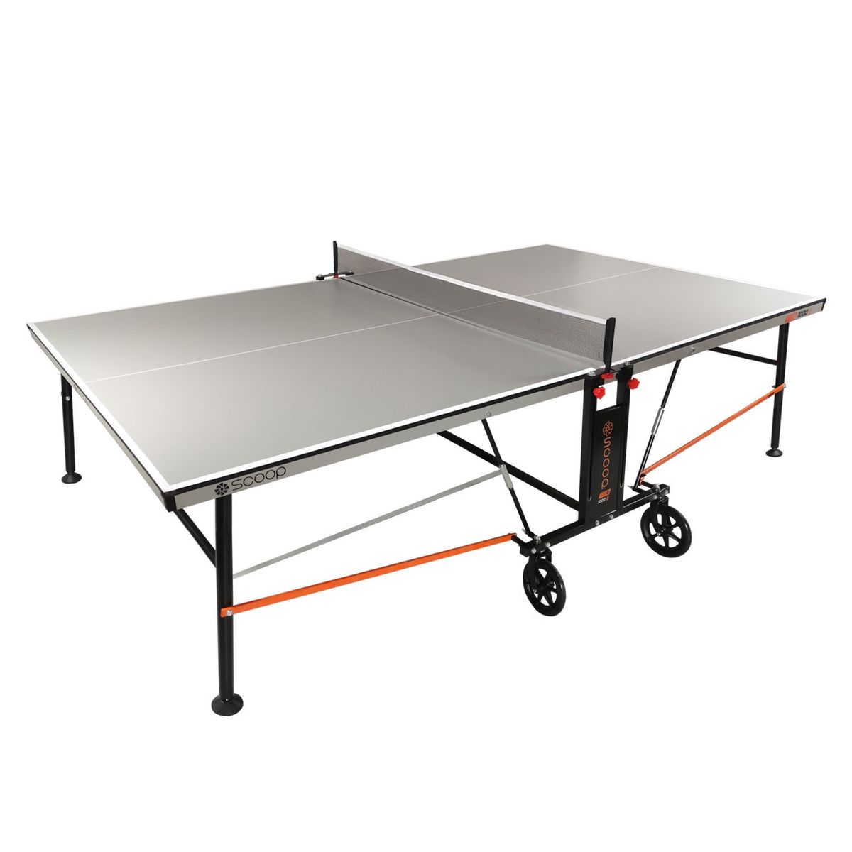 SCOOP - Mesa de Ping Pong Scoop con Ruedas y Estructura de Acero