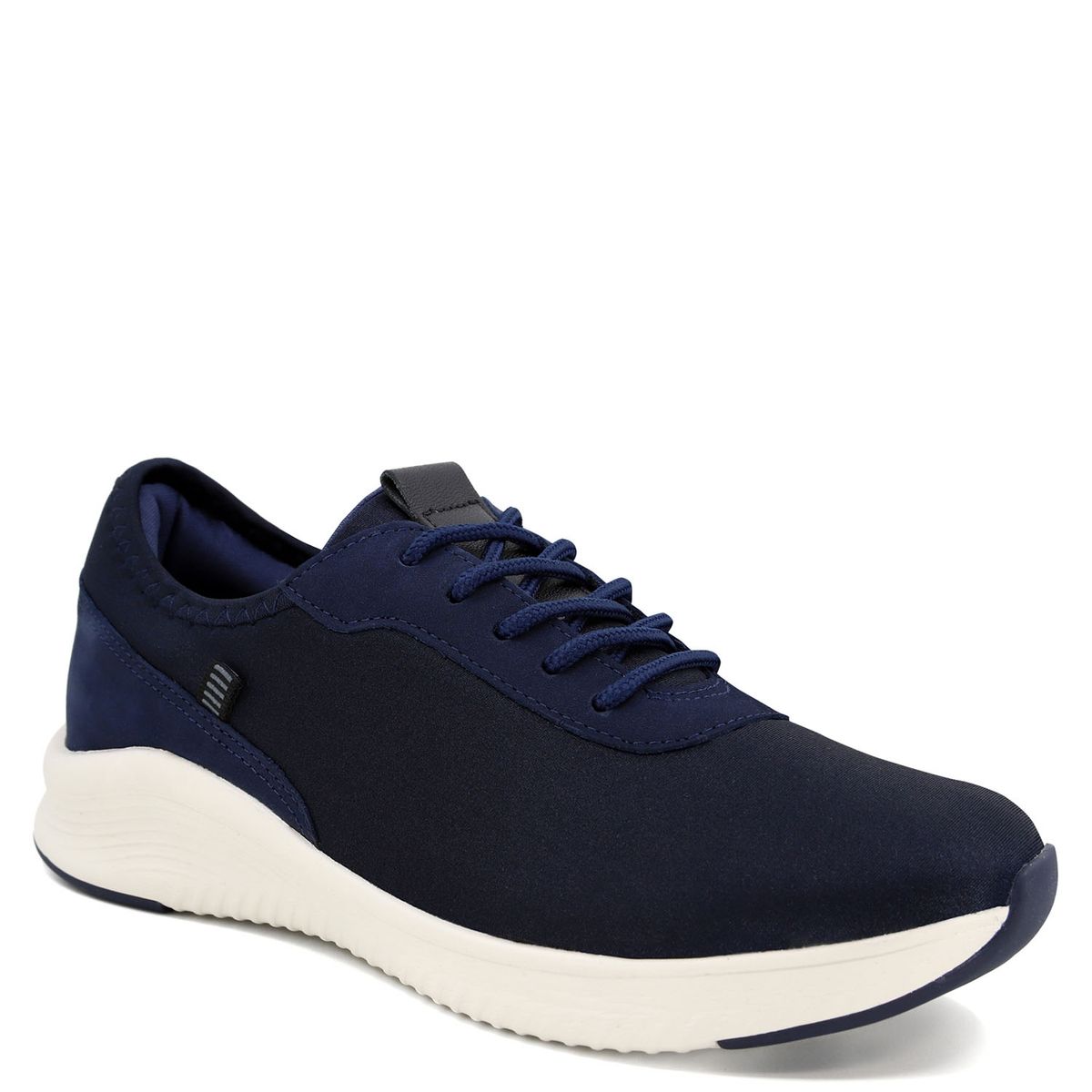 USAFLEX - Zapatilla Urbana Mujer Cuero Azul Usaflex