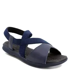 USAFLEX - Sandalia Mujer Cuero Azul