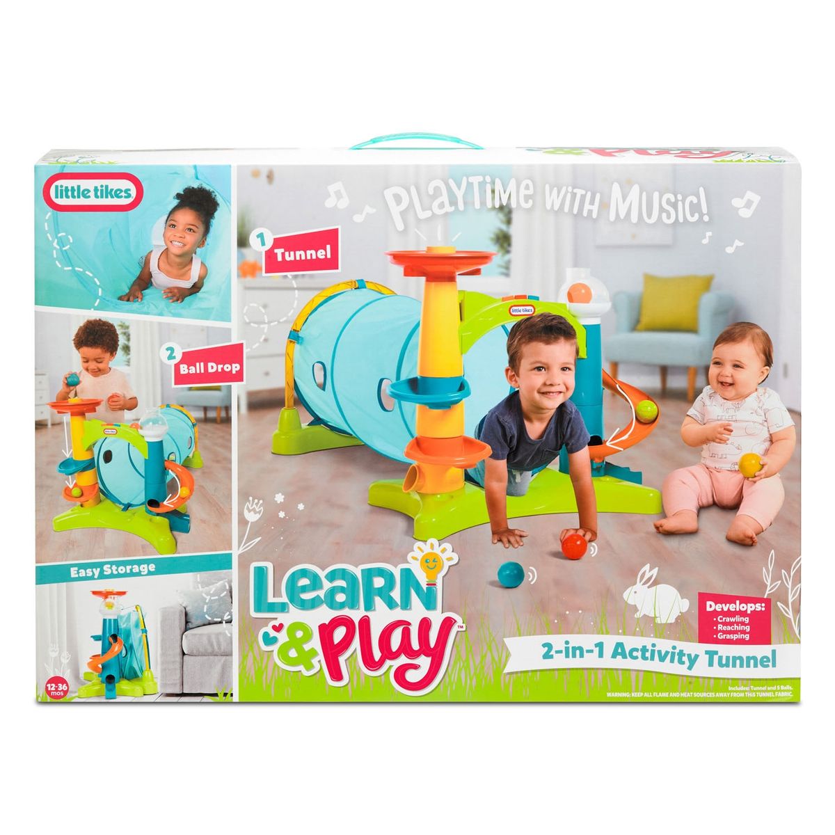 LITTLE TIKES - Tunel De Actividades 2 En 1 Little Tikes