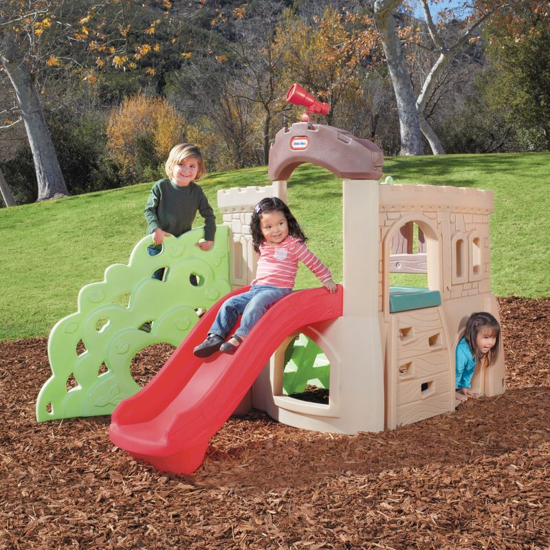 LITTLE TIKES - Little Tikes 2 En 1 Castillo Escalador Escalera + Resbalin