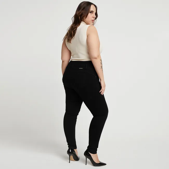 MOSSIMO - Jeans Skinny Push Up Tiro Alto Mujer Mossimo