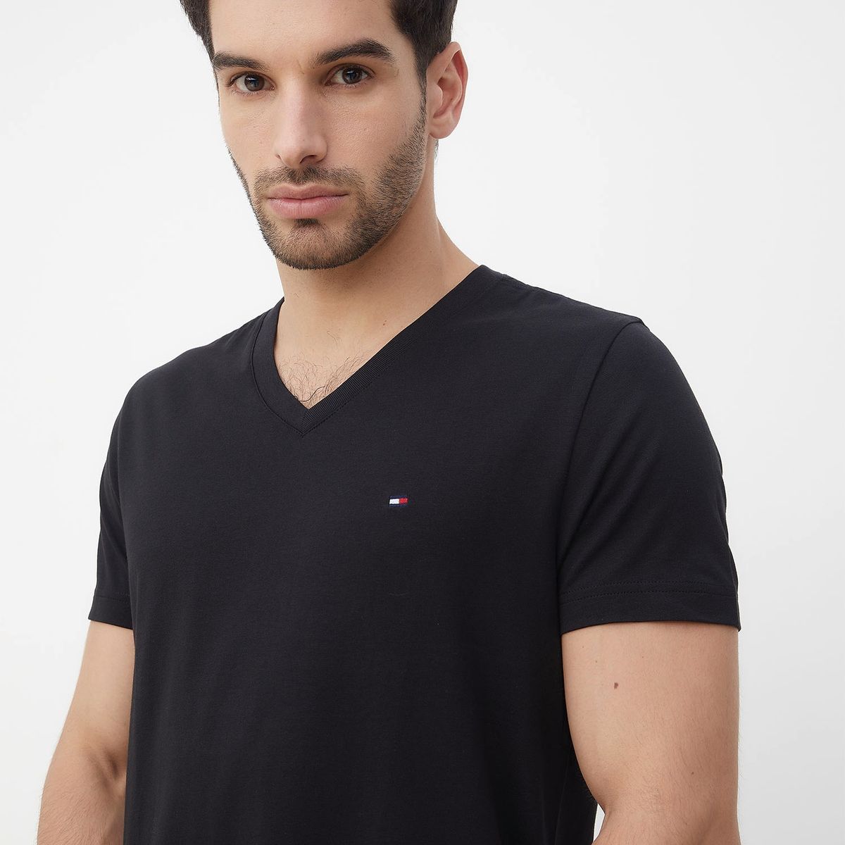 TOMMY HILFIGER - Polera Hombre Manga Corta Algodón Tommy Hilfiger