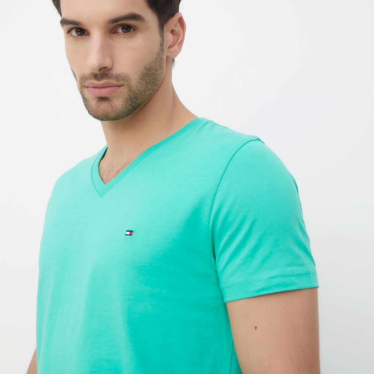 TOMMY HILFIGER - Polera Hombre Manga Corta Algodón Tommy Hilfiger