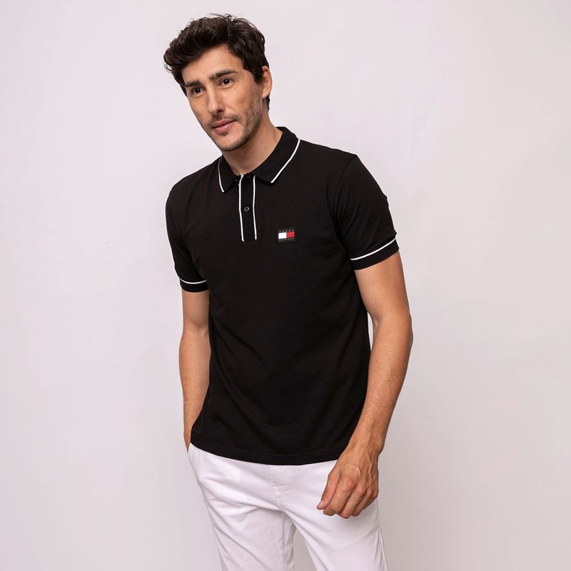 TOMMY HILFIGER - Tommy Hilfiger Polera Manga Corta Hombre