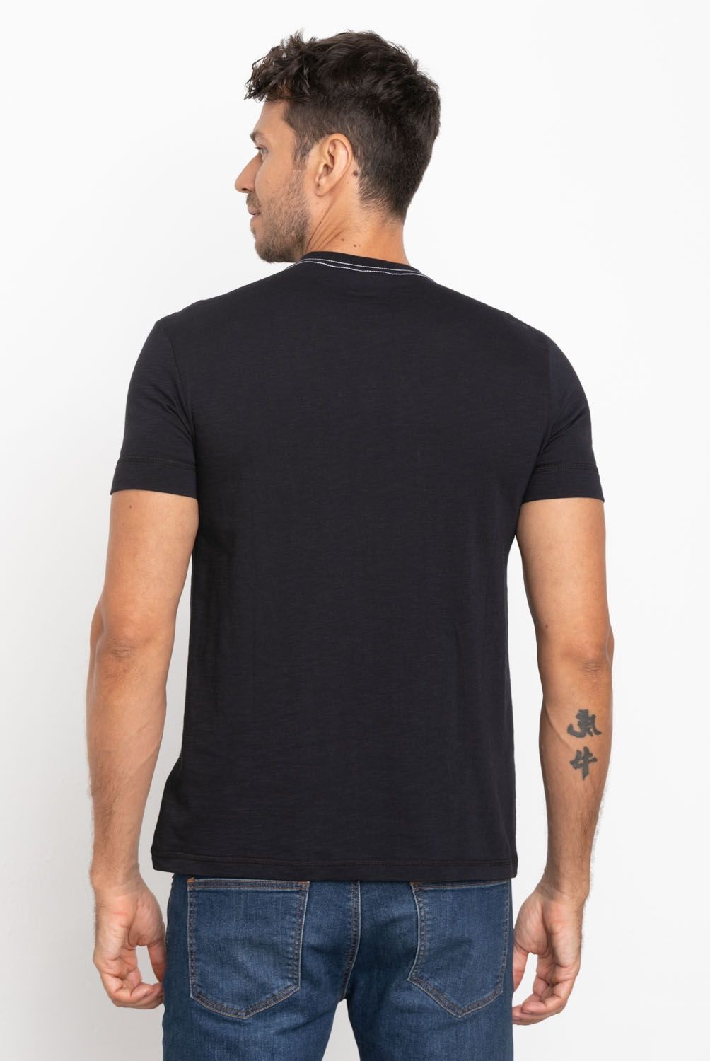 CALVIN KLEIN - Calvin Klein Polera Manga Corta 100% Algodón Slim Fit Hombre