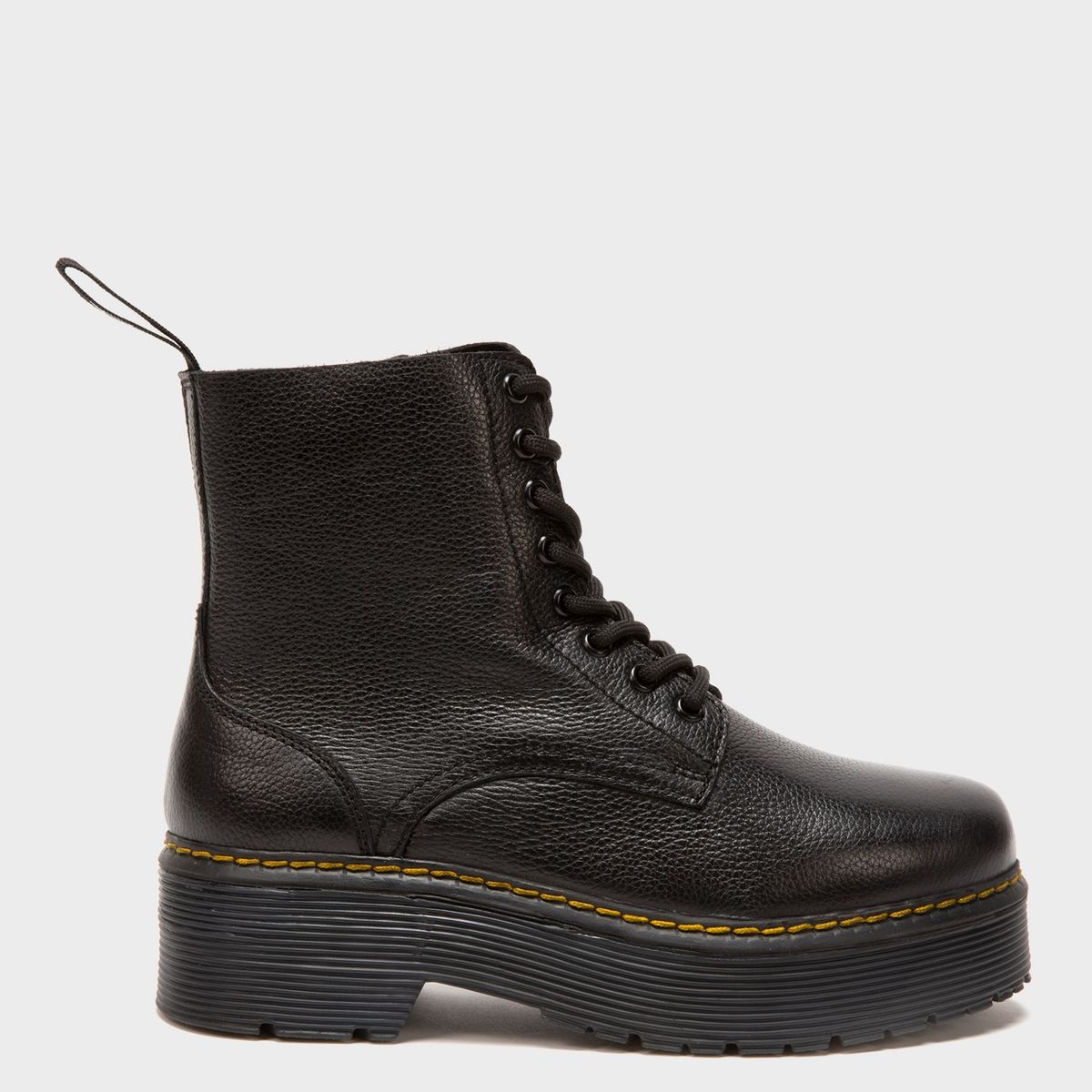 AMERICANINO - Botín Mujer Cuero Negro Americanino