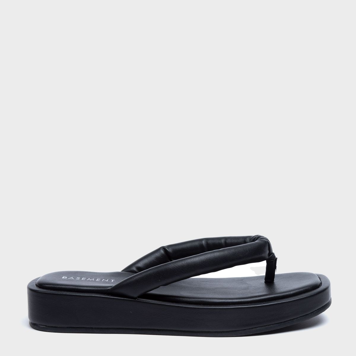 BASEMENT - Basement Sandalia Mujer Negro