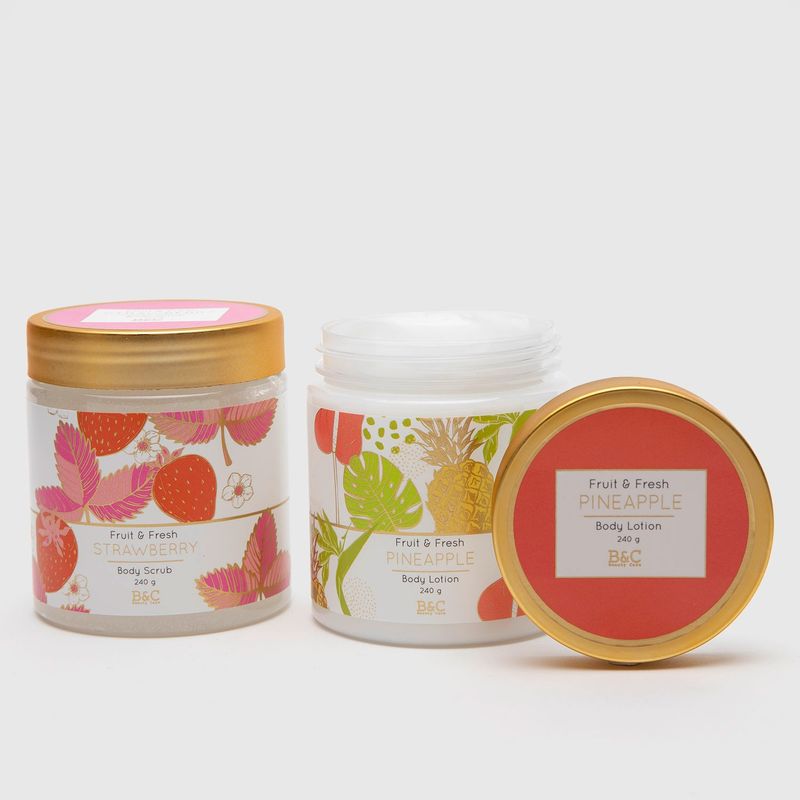 B&C BEAUTY CARE - Casa Body Lotion + Scrub Frutal B&C Beauty Care