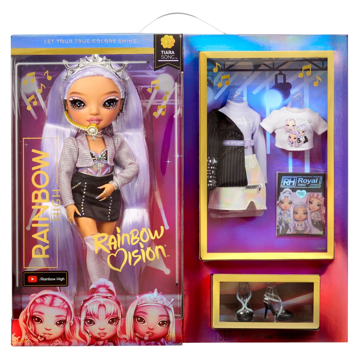 RAINBOW HIGH - Rainbow High Muñeca Tentpole - Cantante Pop