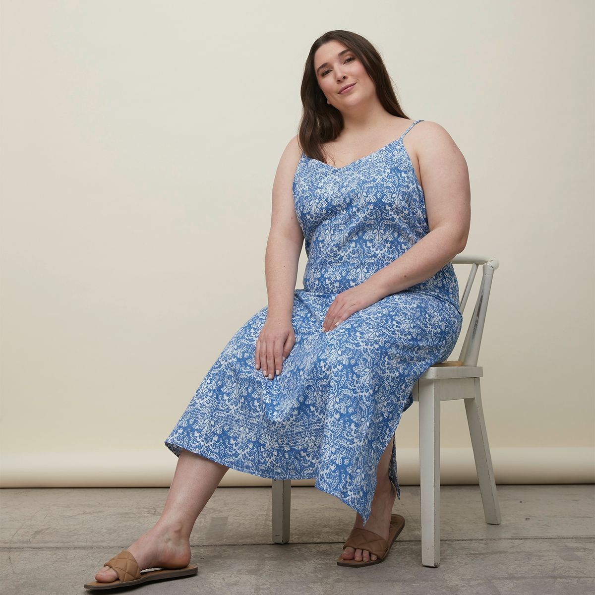 UNIVERSITY CLUB - Vestido Midi Tencel Mujer University Club