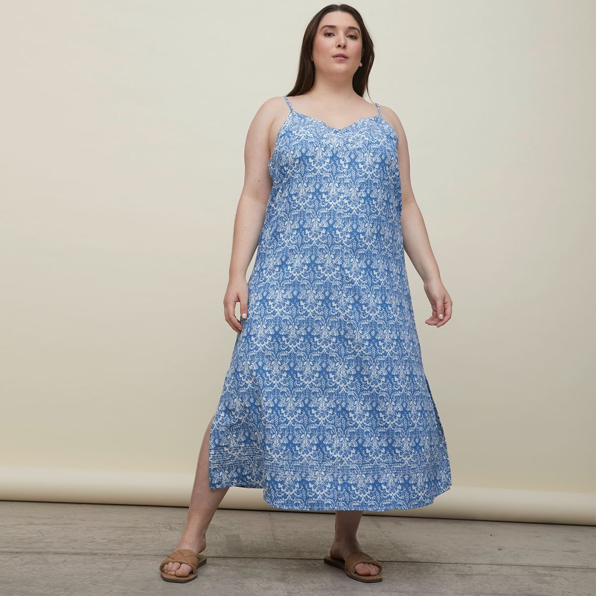 UNIVERSITY CLUB - Vestido Midi Tencel Mujer University Club