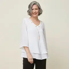 S COCCI - Blusa Manga Larga Mujer