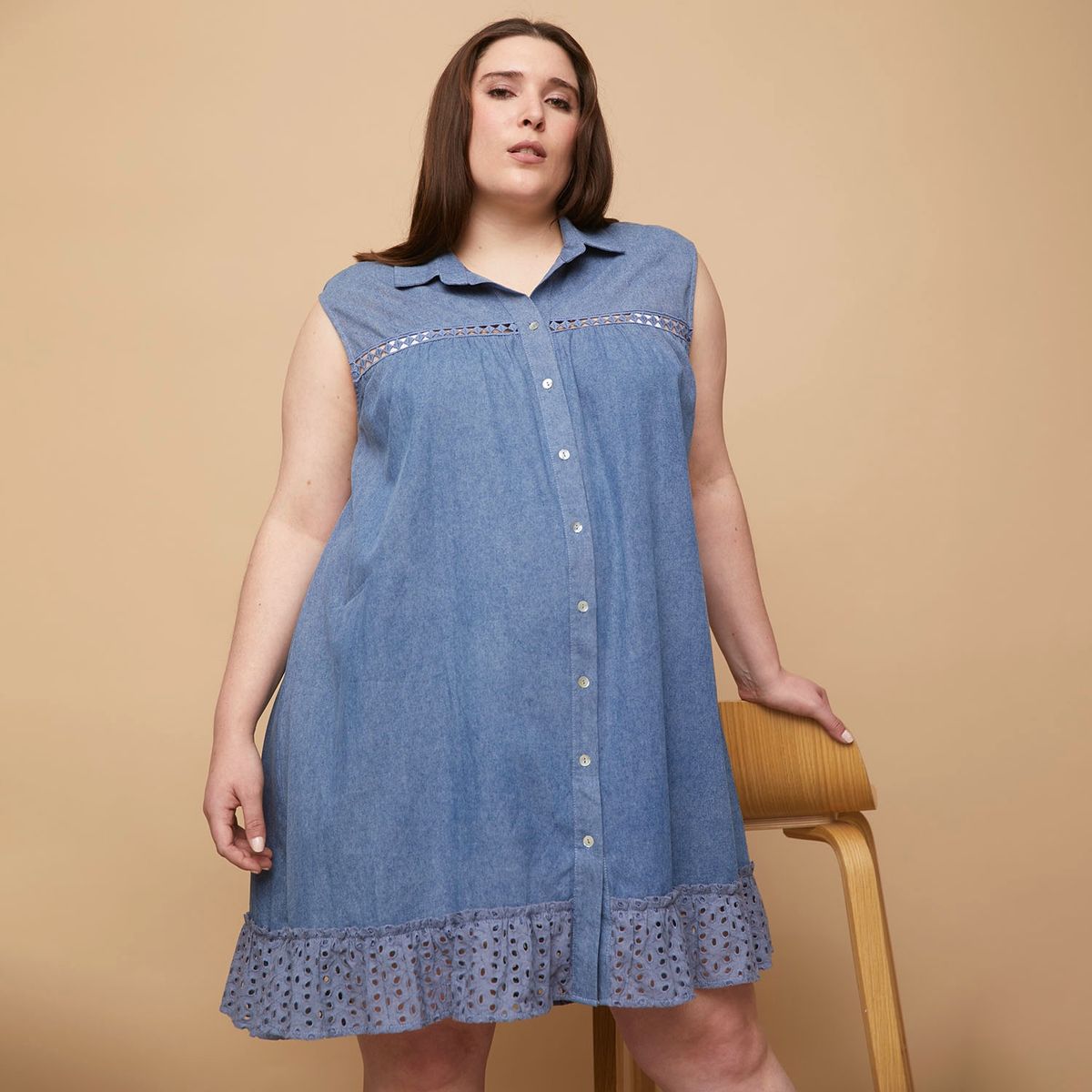 UNIVERSITY CLUB - Vestido Corto Algodón Mujer University Club