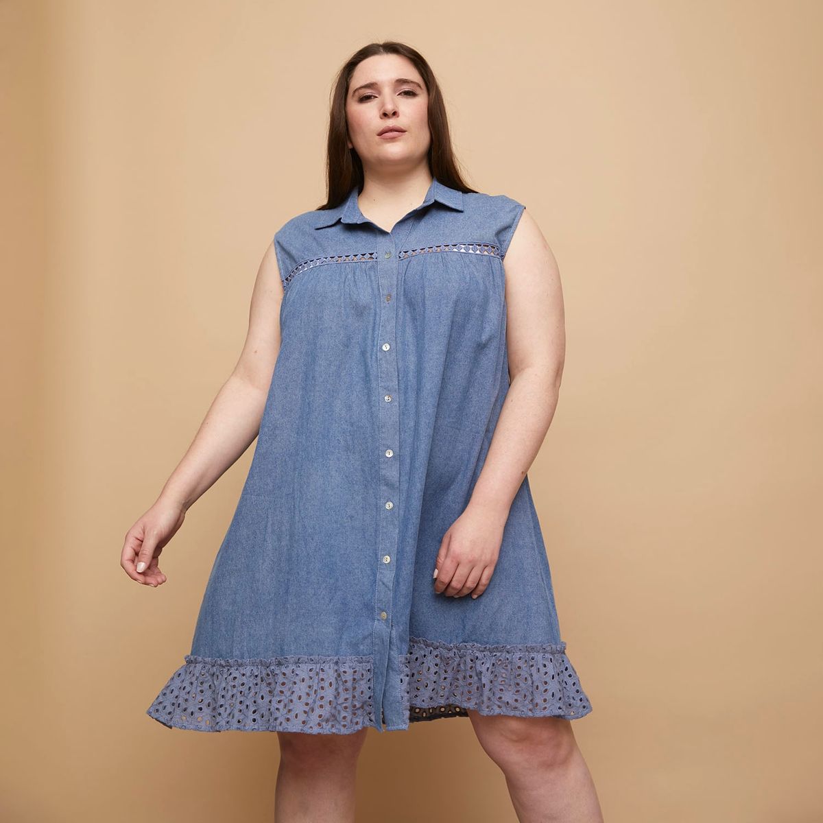 UNIVERSITY CLUB - Vestido Corto Algodón Mujer University Club