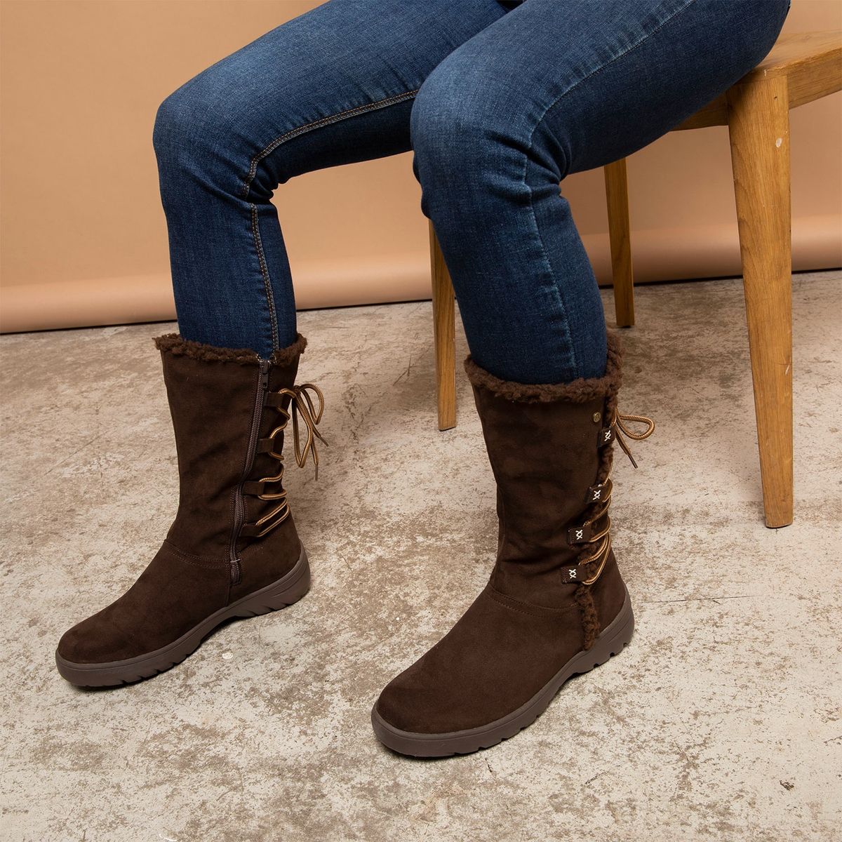 APOLOGY - Botín Mujer Café Apology