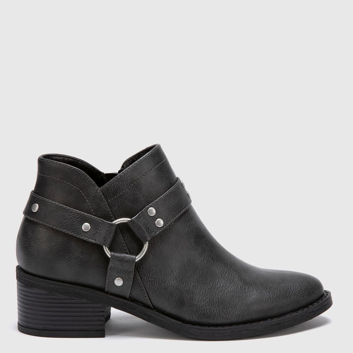 SYBILLA - Botín Biker Mujer Negro Sybilla