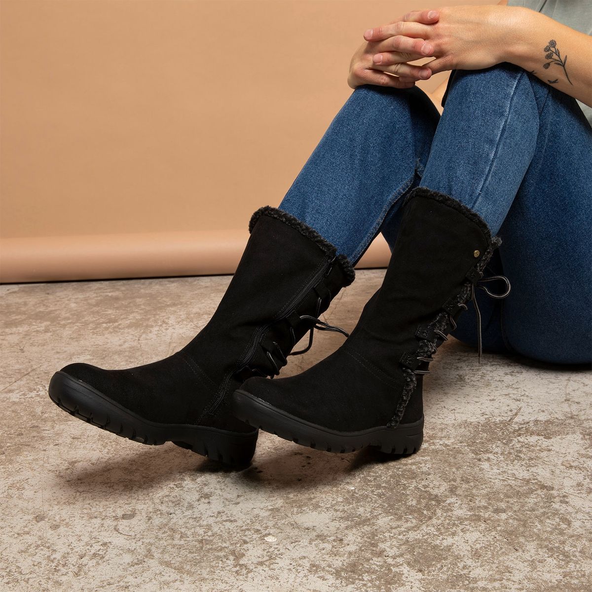 APOLOGY - Bota Mujer Negro Apology