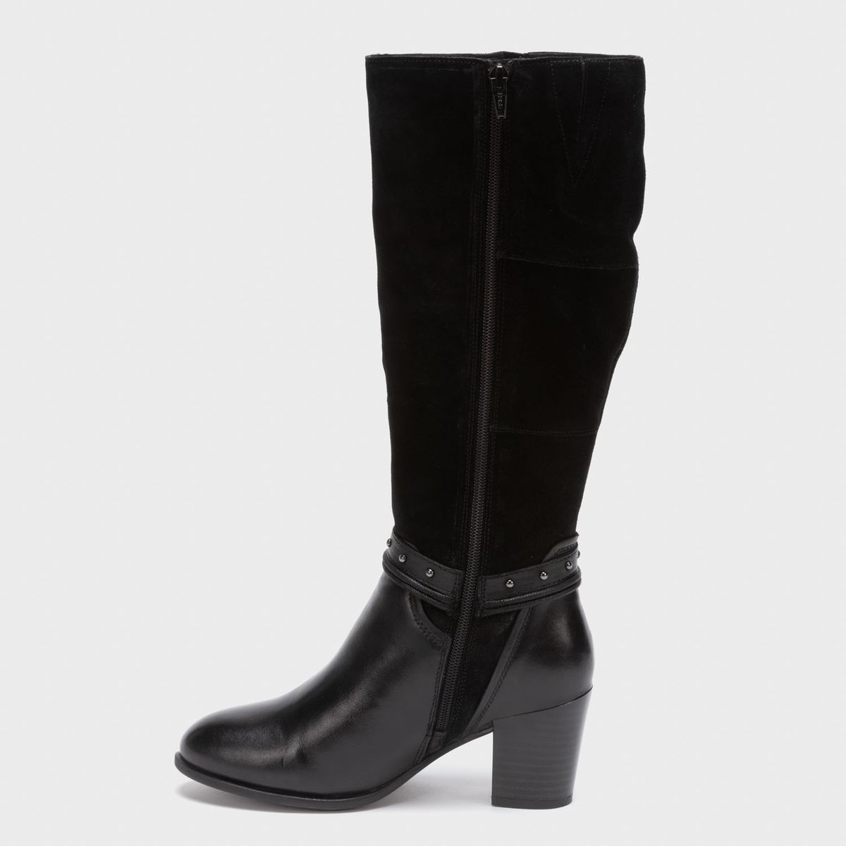 APOLOGY - Bota Larga Mujer Cuero Negro Apology