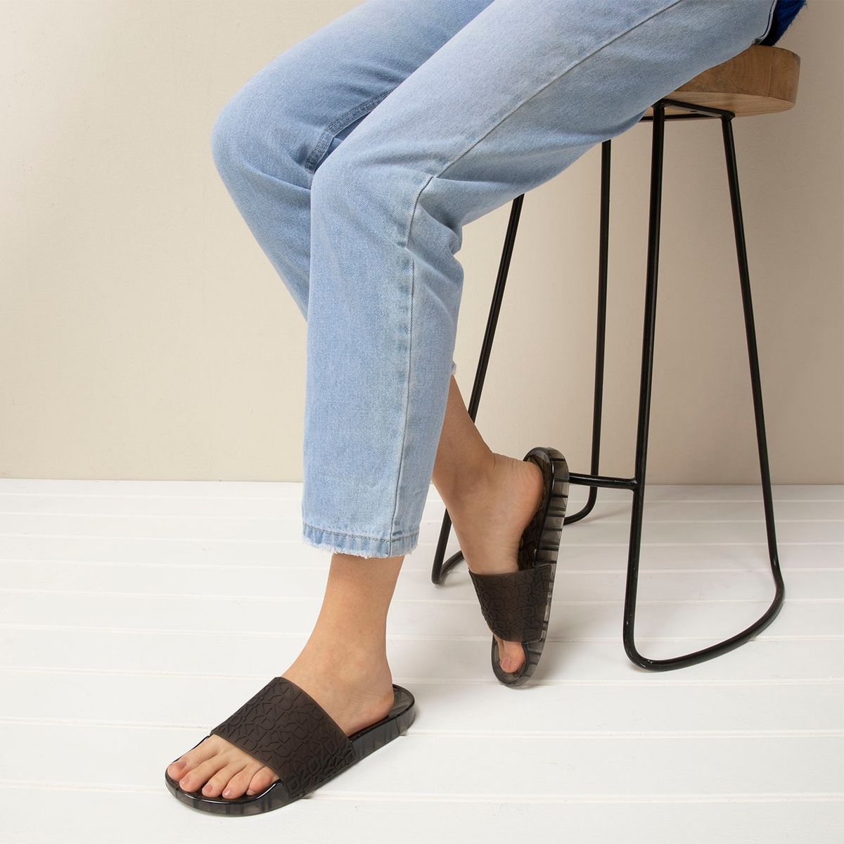 DKNY - Sandalia Mujer Negro Dkny