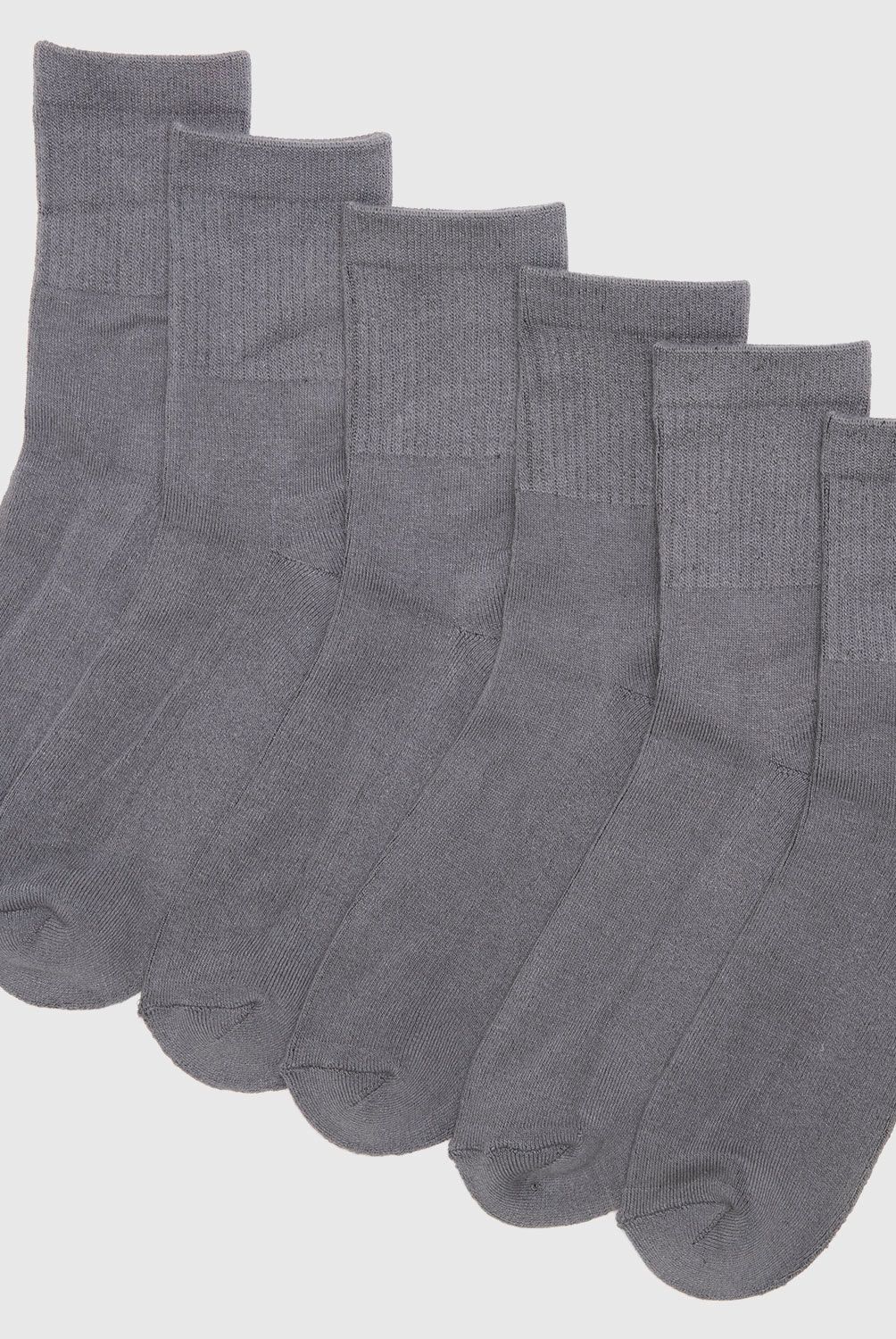 HOLLEY SKOOL - Calcetín Escolar, Pack de 6 Pares, 75 Bambú 18 Poliamida 7 Elastano Niño Holley Skool