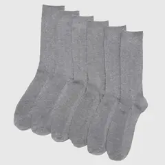 HOLLEY SKOOL - Calcetín Escolar, Pack de 6 Pares,95 Poliéster 5 Elastano Niño