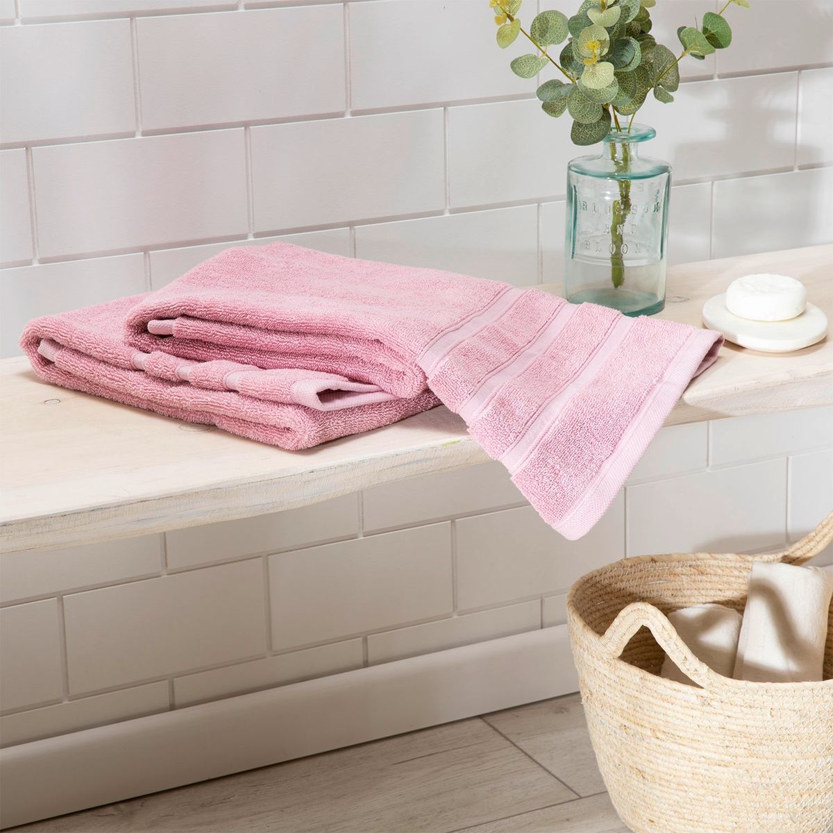 BASEMENT HOME - Juego de Toallas Combed Basement Home