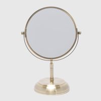 Espejo De Baño Decorativo Dorado 19.5 x 12 x 27.5cm