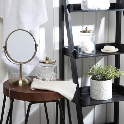 Imagen 2 del producto Espejo De Baño Decorativo Dorado 19.5 x 12 x 27.5cm