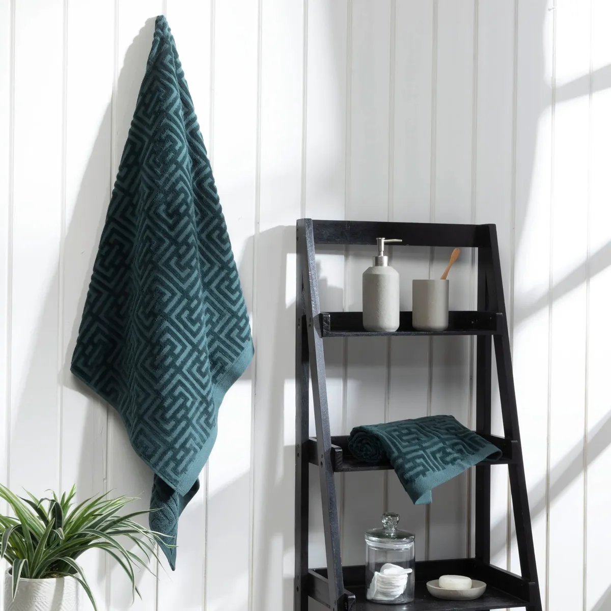 BASEMENT HOME - Toalla De Cuerpo Y Mano Greca 650G Basement Home