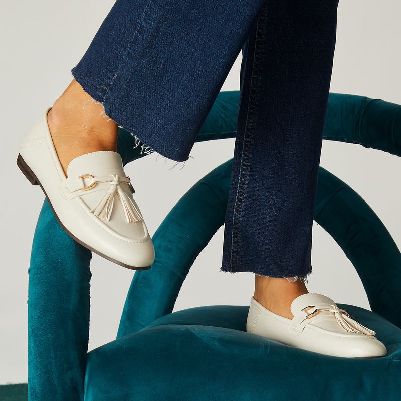 BASEMENT - Basement Mocasin Mujer Beige/Khaki