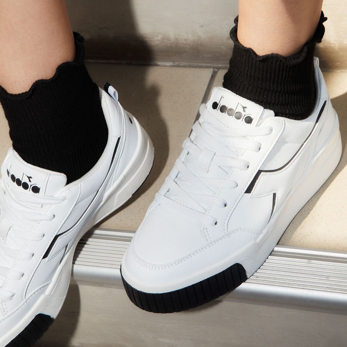 DIADORA - Befashio Zapatilla Urbana Mujer Blanco Diadora