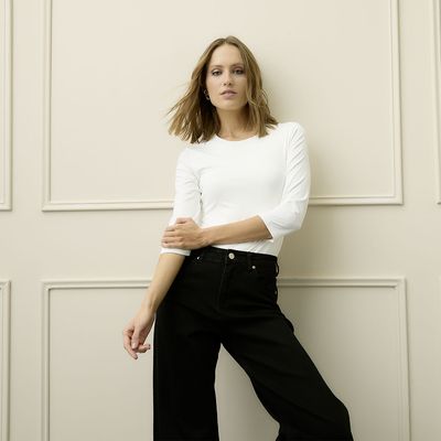 Imagen 1 del producto Body Manga 3/4 Mujer Lycra Cuello Redondo