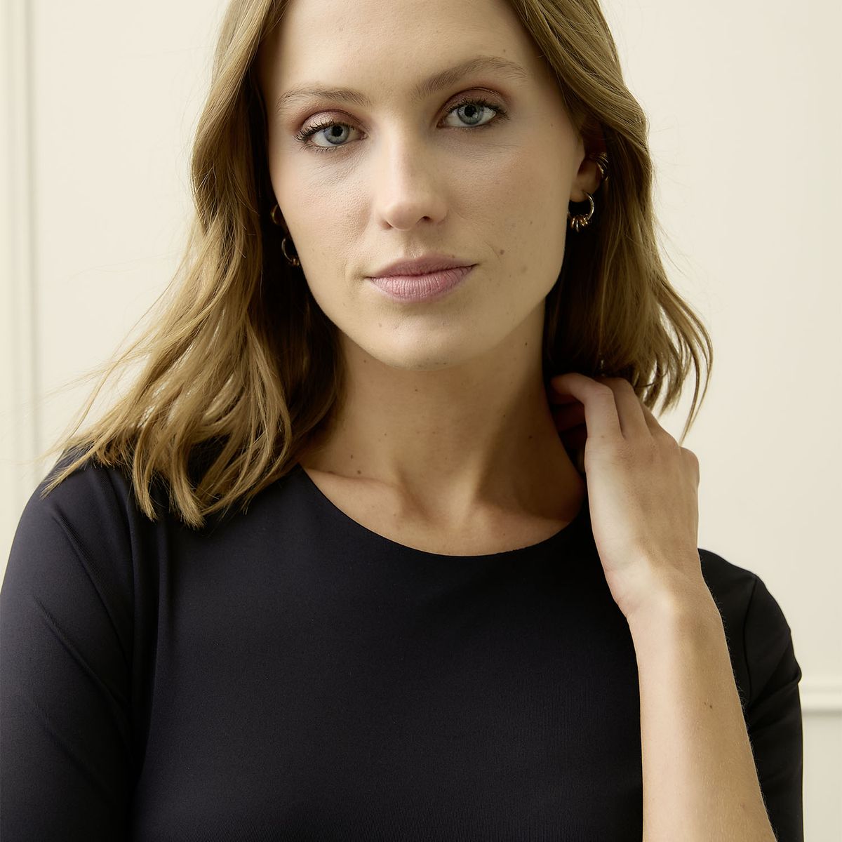 BASEMENT - Body Manga 3/4 Basement Mujer Lycra Cuello Redondo