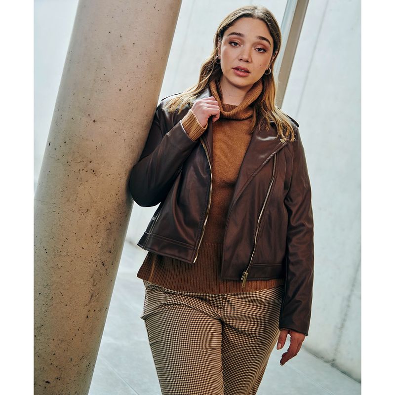 BASEMENT - Chaqueta Mujer Zero Cuero Basement