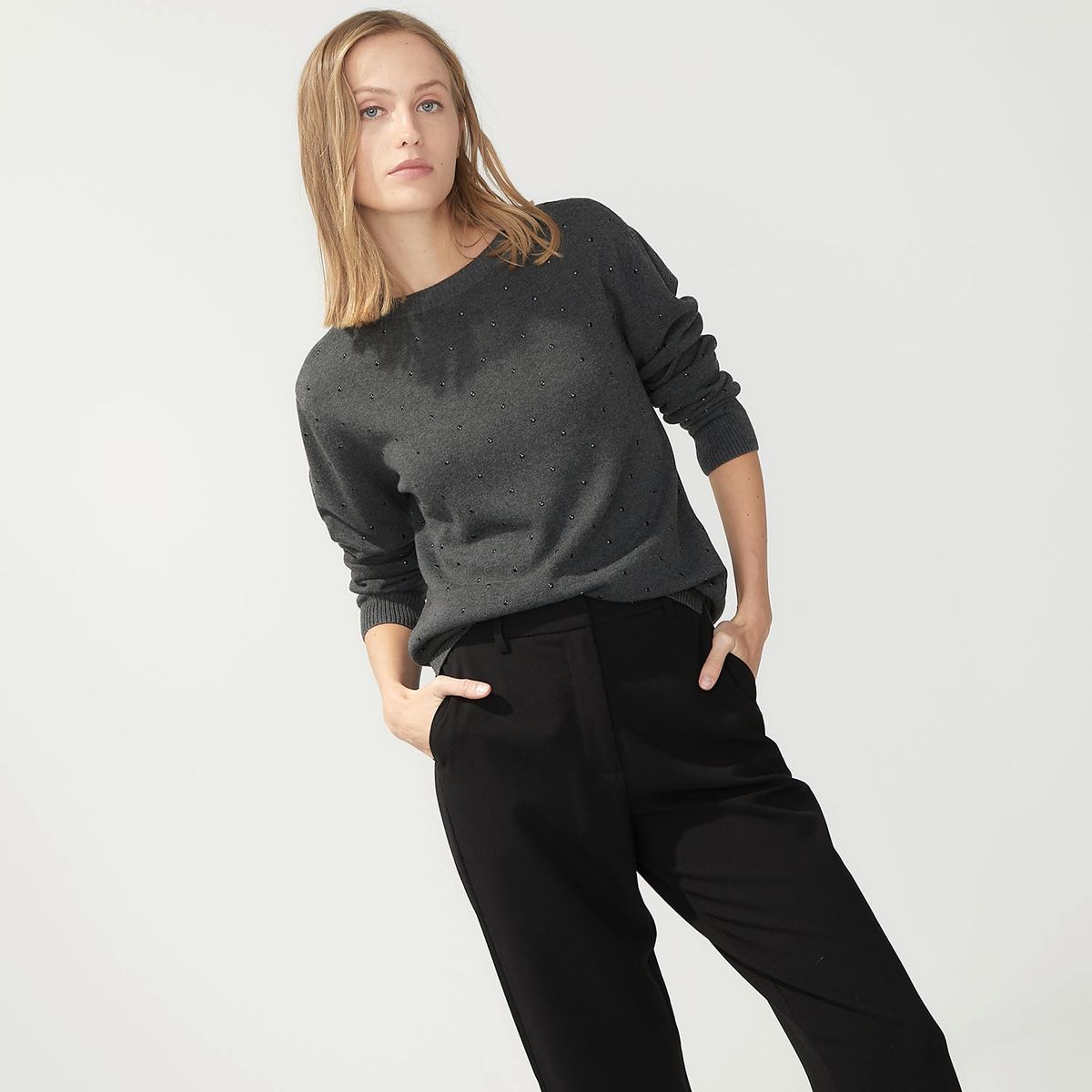 BASEMENT - Basement Sweater Mujer Brillos