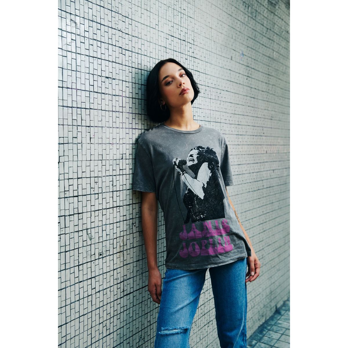 AMERICANINO - Polera Manga Corta Algodón Mujer Americanino