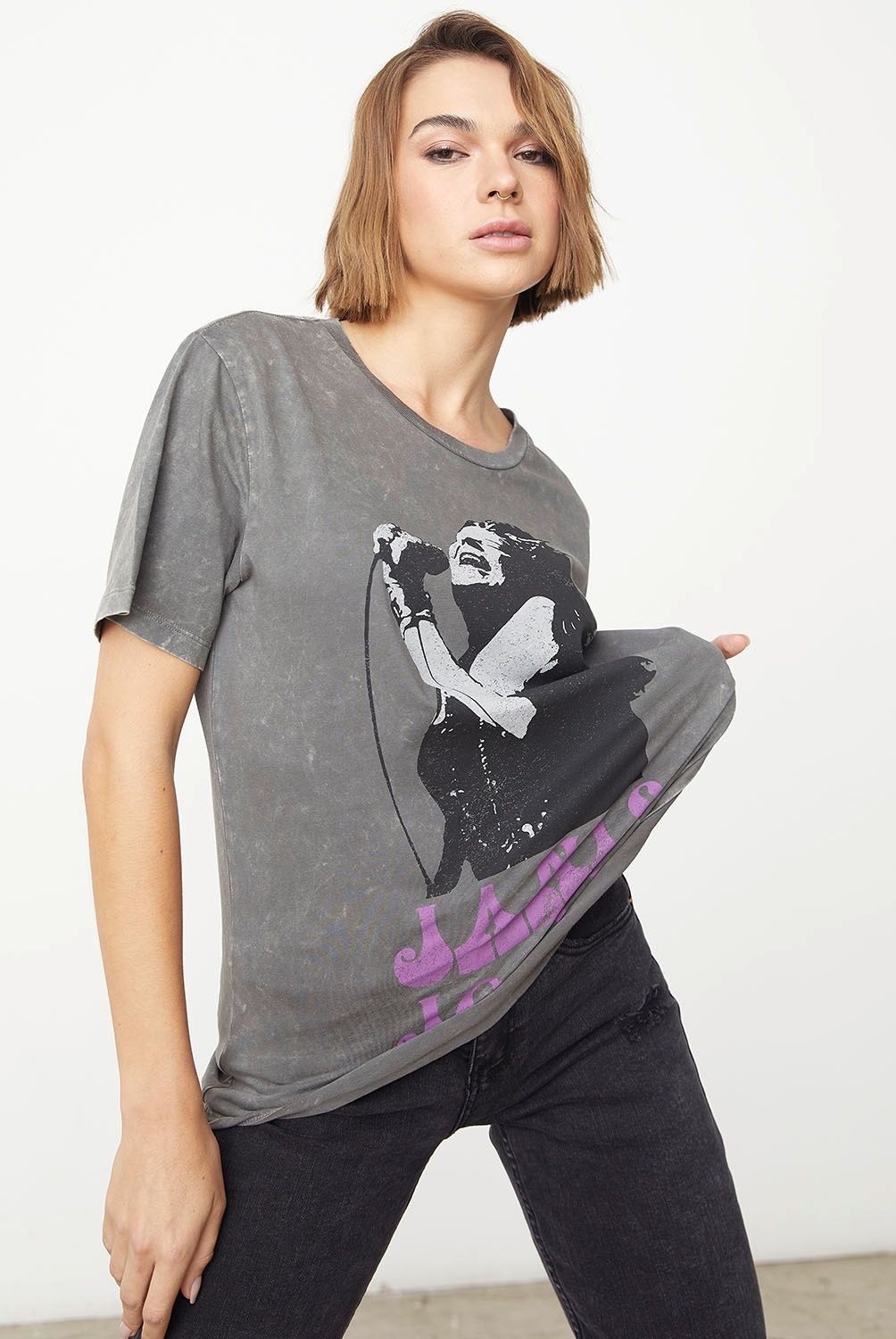 AMERICANINO - Polera Manga Corta Algodón Mujer Americanino