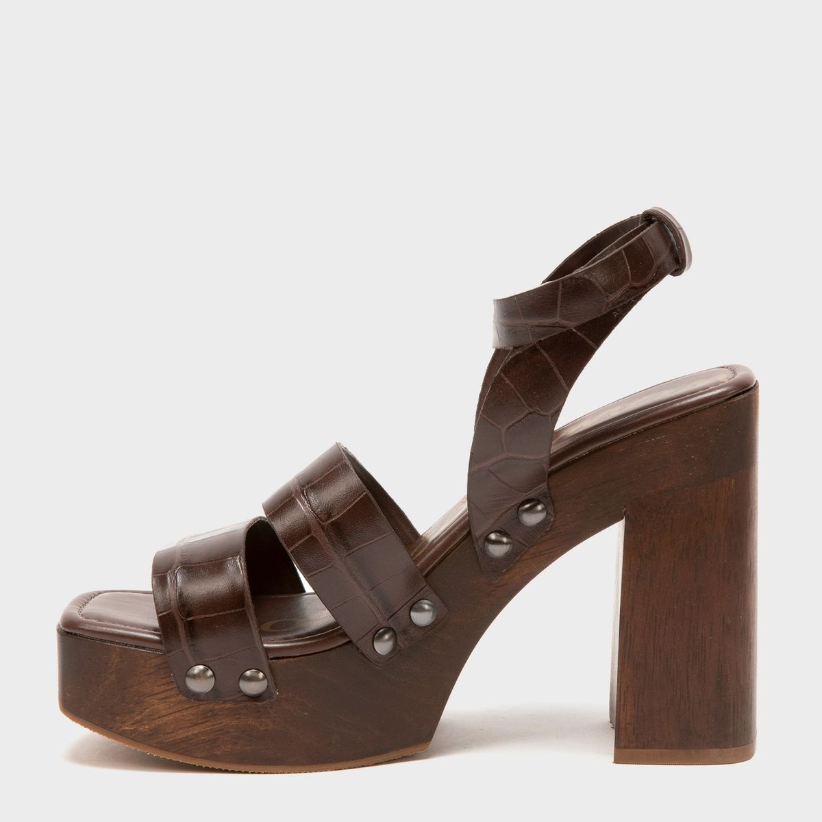 SAM EDELMAN - Sandalia Mujer Cuero Café Sam Edelman