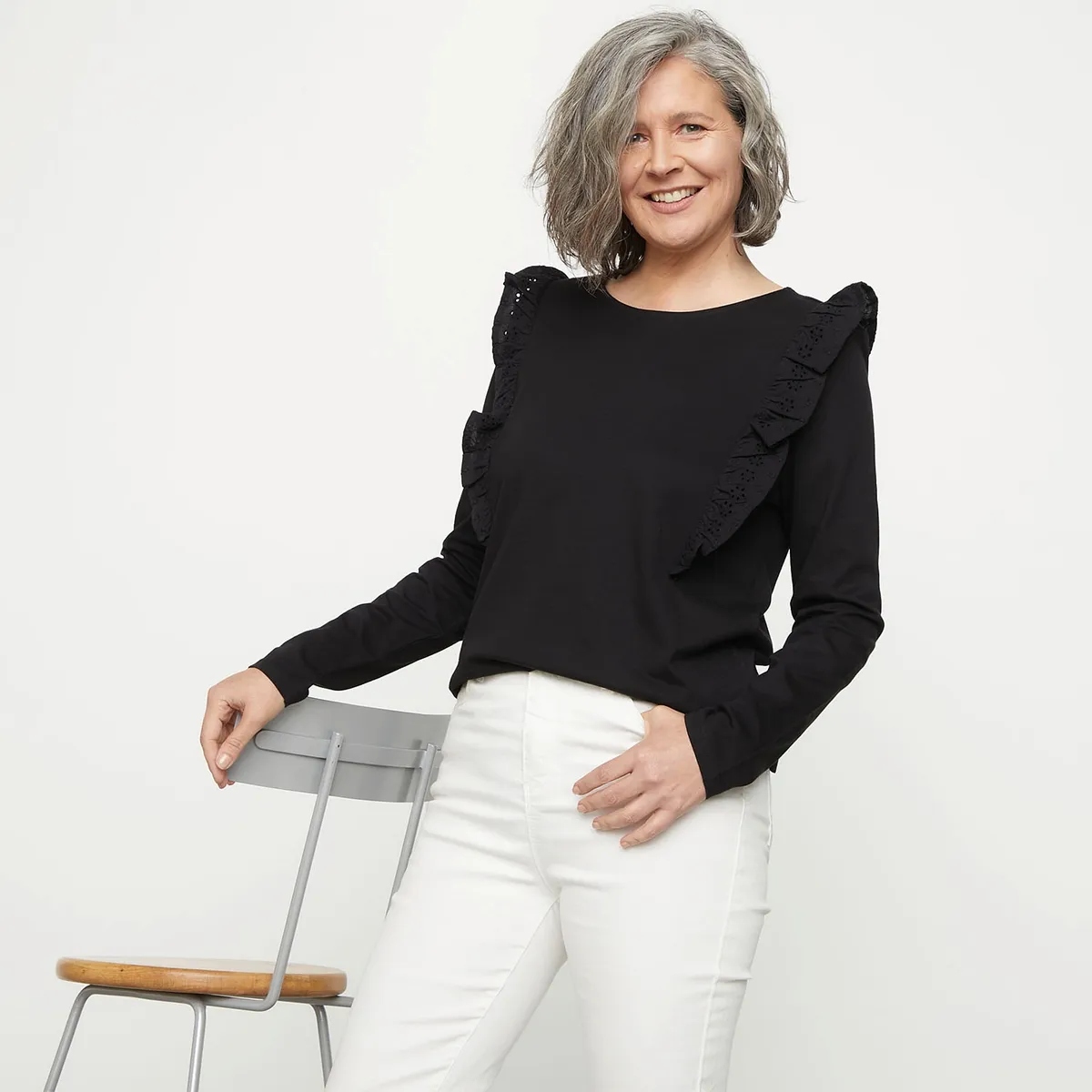 NEWPORT - Polera Manga Larga Mujer Newport