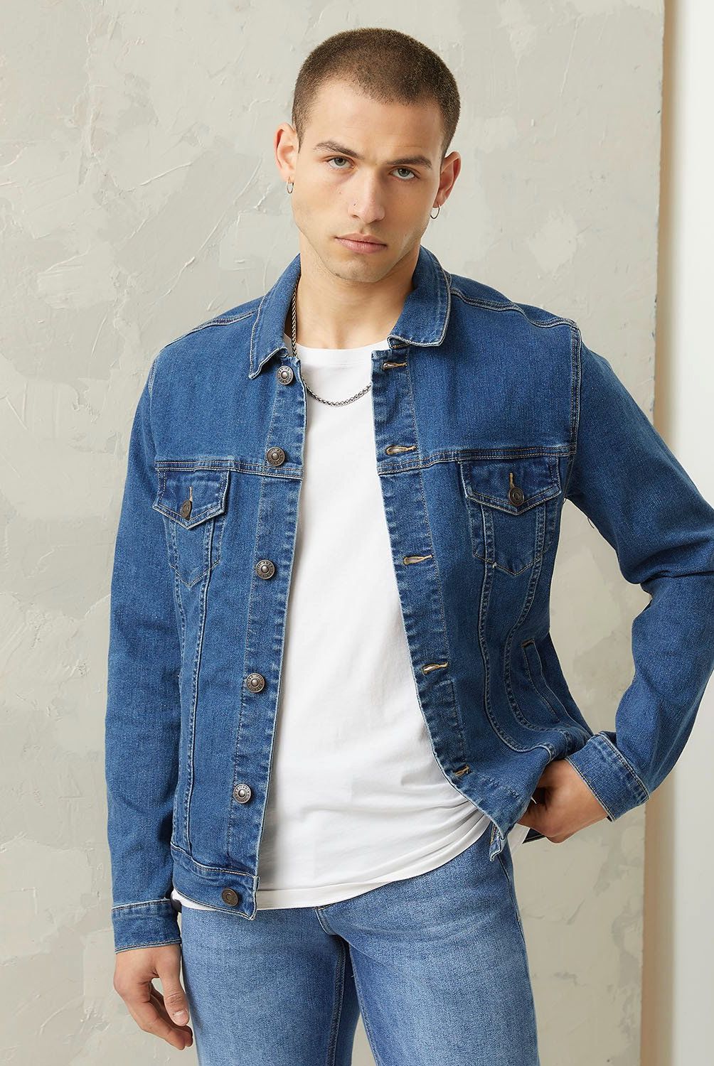 AMERICANINO - Chaqueta Denim Americanino Regular Fit Hombre Manga Larga
