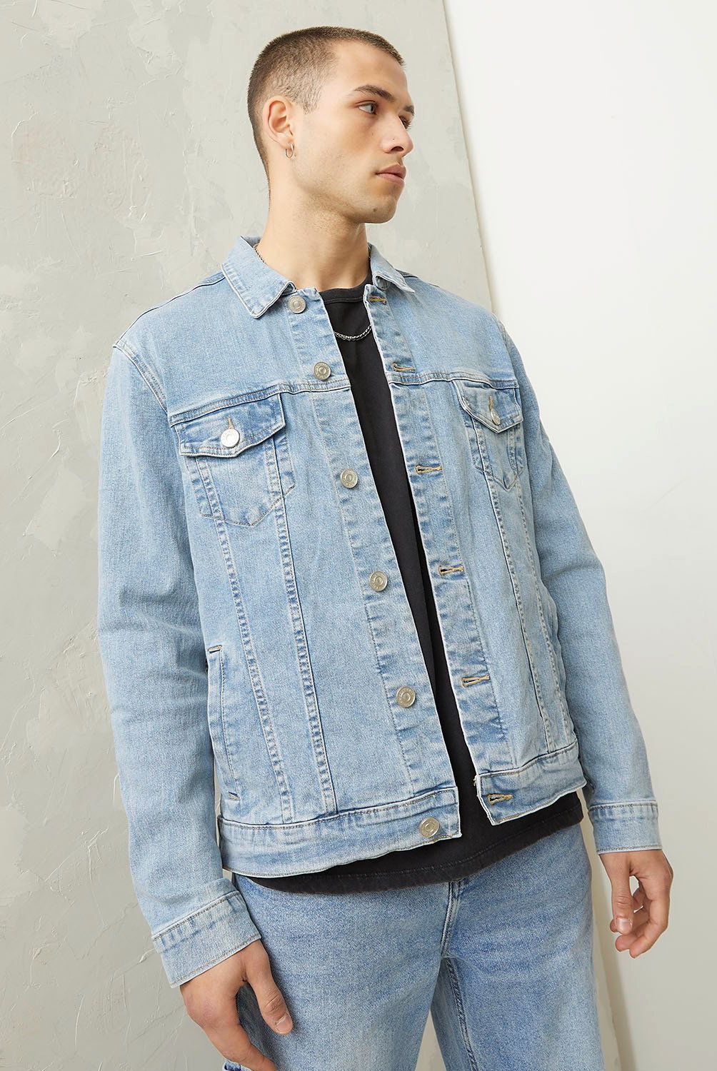 AMERICANINO - Chaqueta Denim Americanino Regular Fit Hombre Manga Larga
