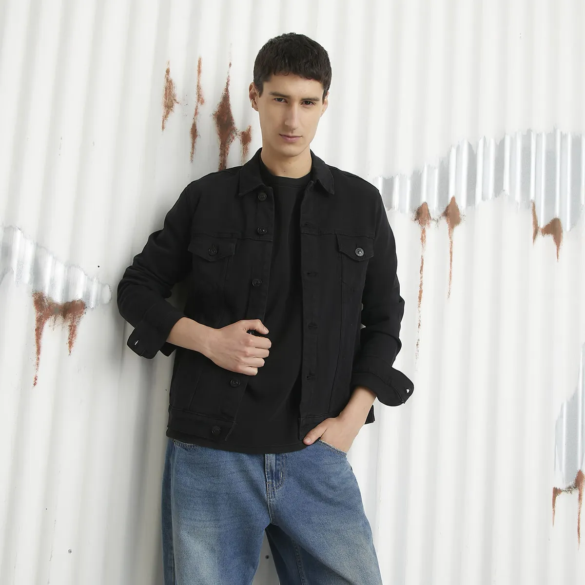 AMERICANINO - Chaqueta Jeans Hombre Regular Fit Americanino