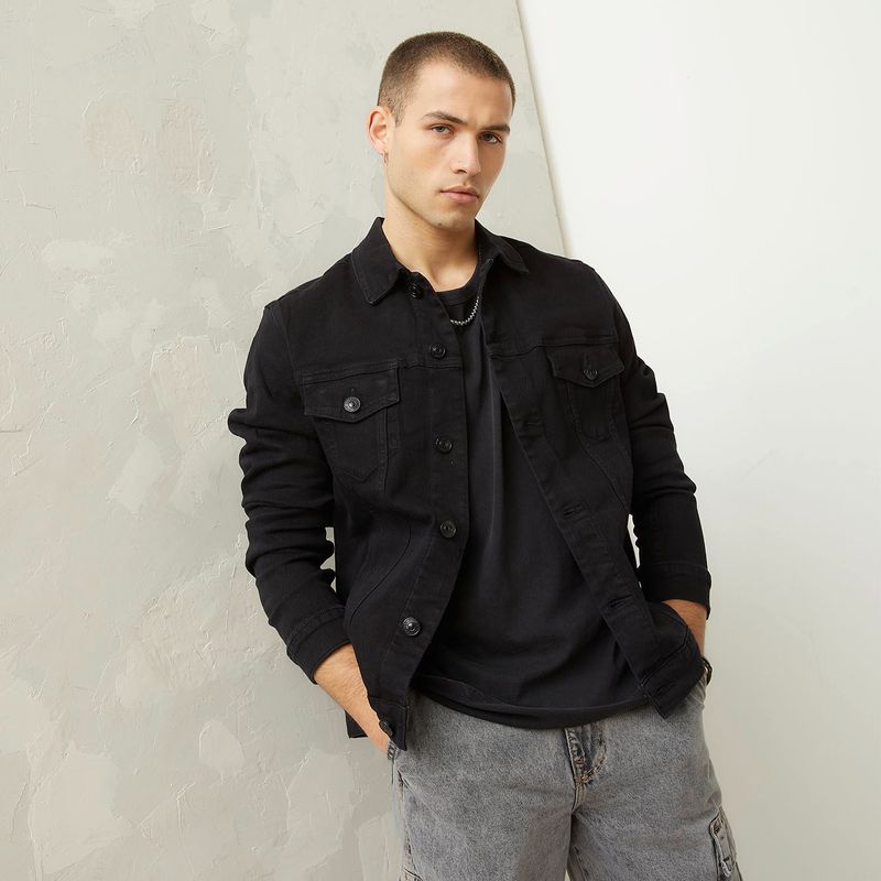 AMERICANINO - Chaqueta Denim Americanino Regular Fit Hombre Manga Larga