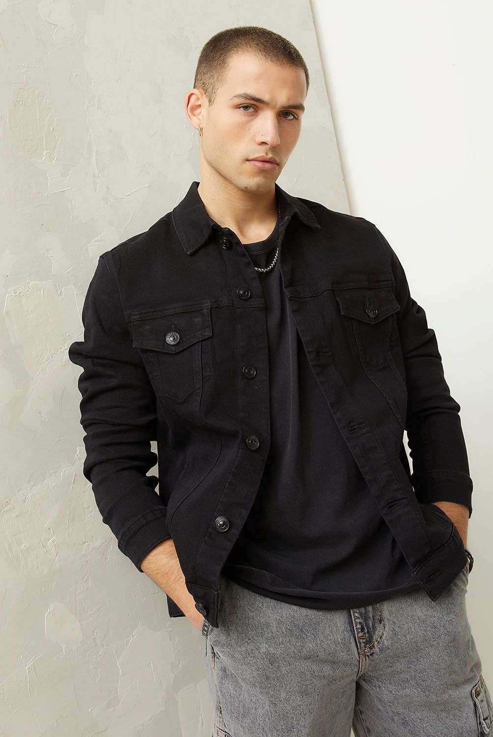 AMERICANINO - Chaqueta Denim Americanino Regular Fit Hombre Manga Larga