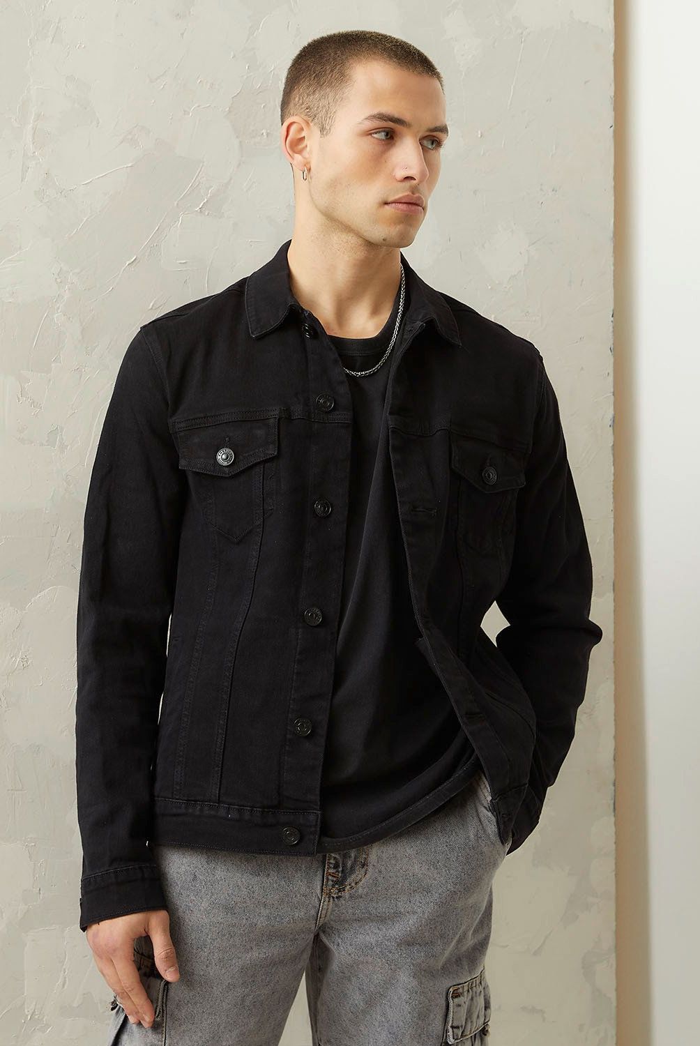 AMERICANINO - Chaqueta Denim Americanino Regular Fit Hombre Manga Larga