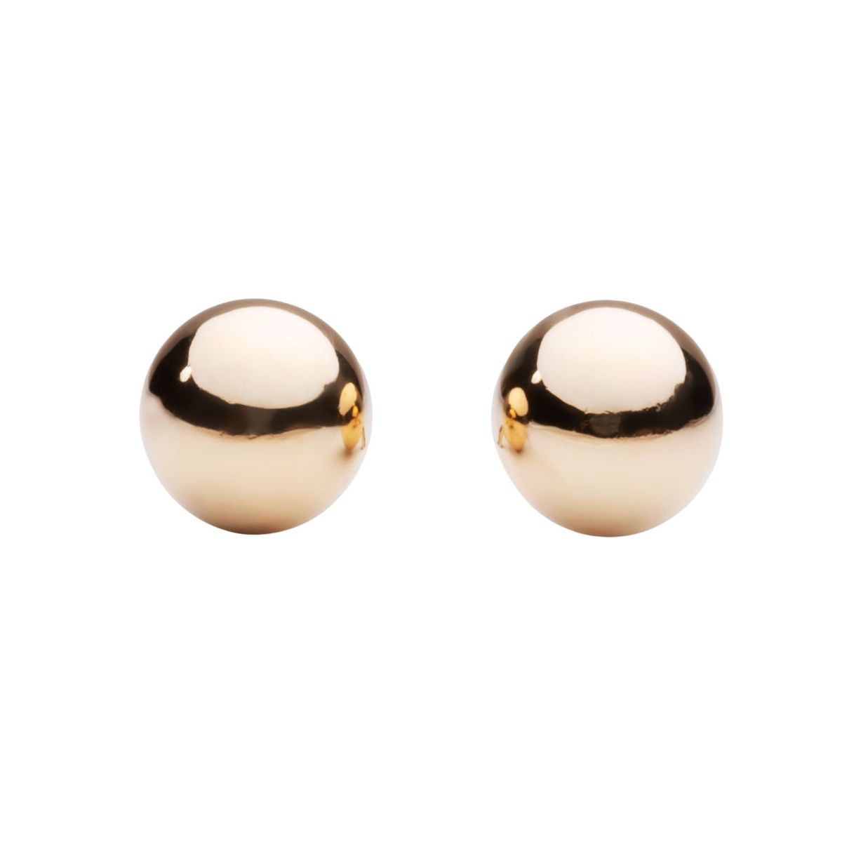 AG ALTA GAMA - Aros De Oro 14Kt 5Mm Y Cierre Con Tope Ag Alta Gama