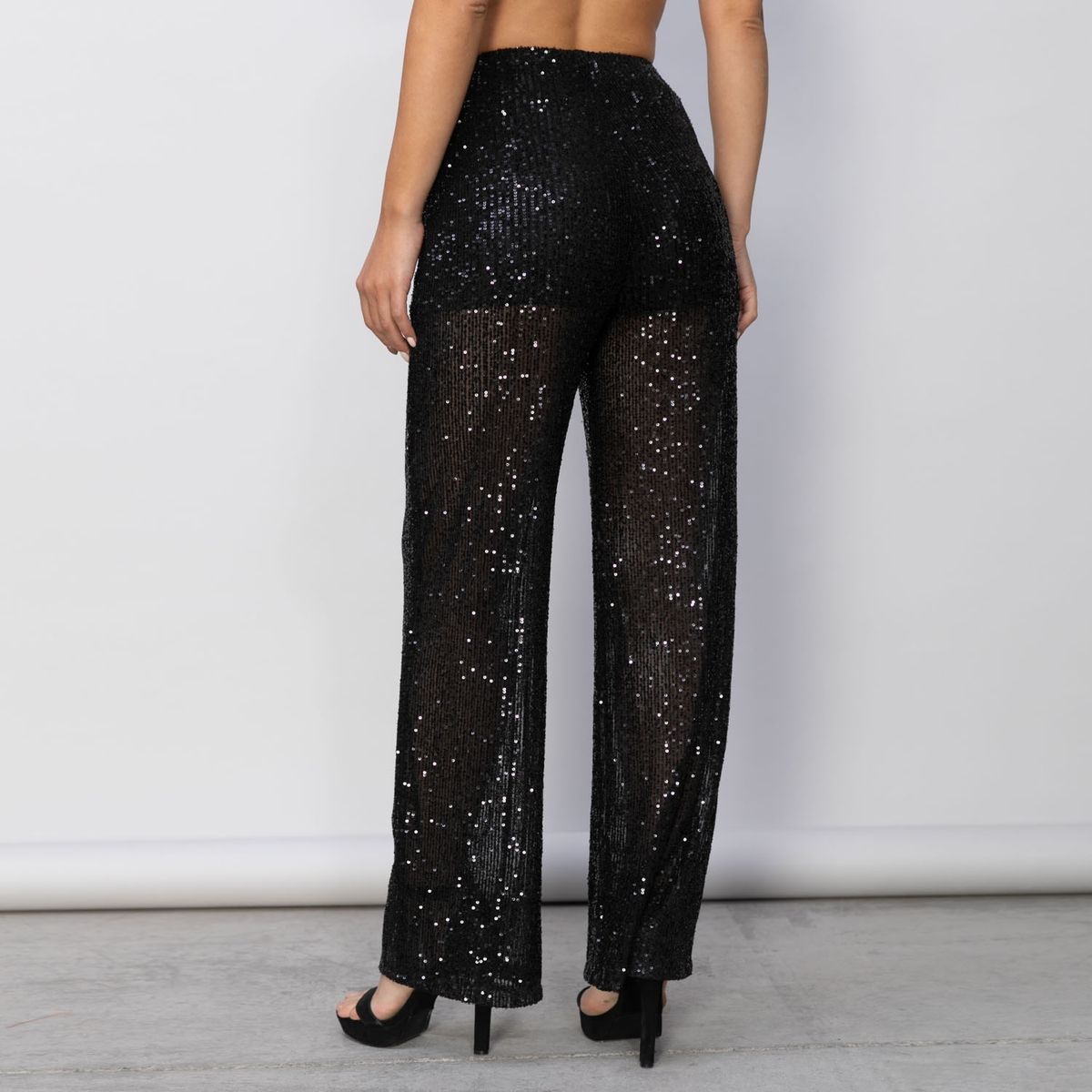 MOSSIMO - Mossimo Pantalón Palazzo Tiro Alto Mujer