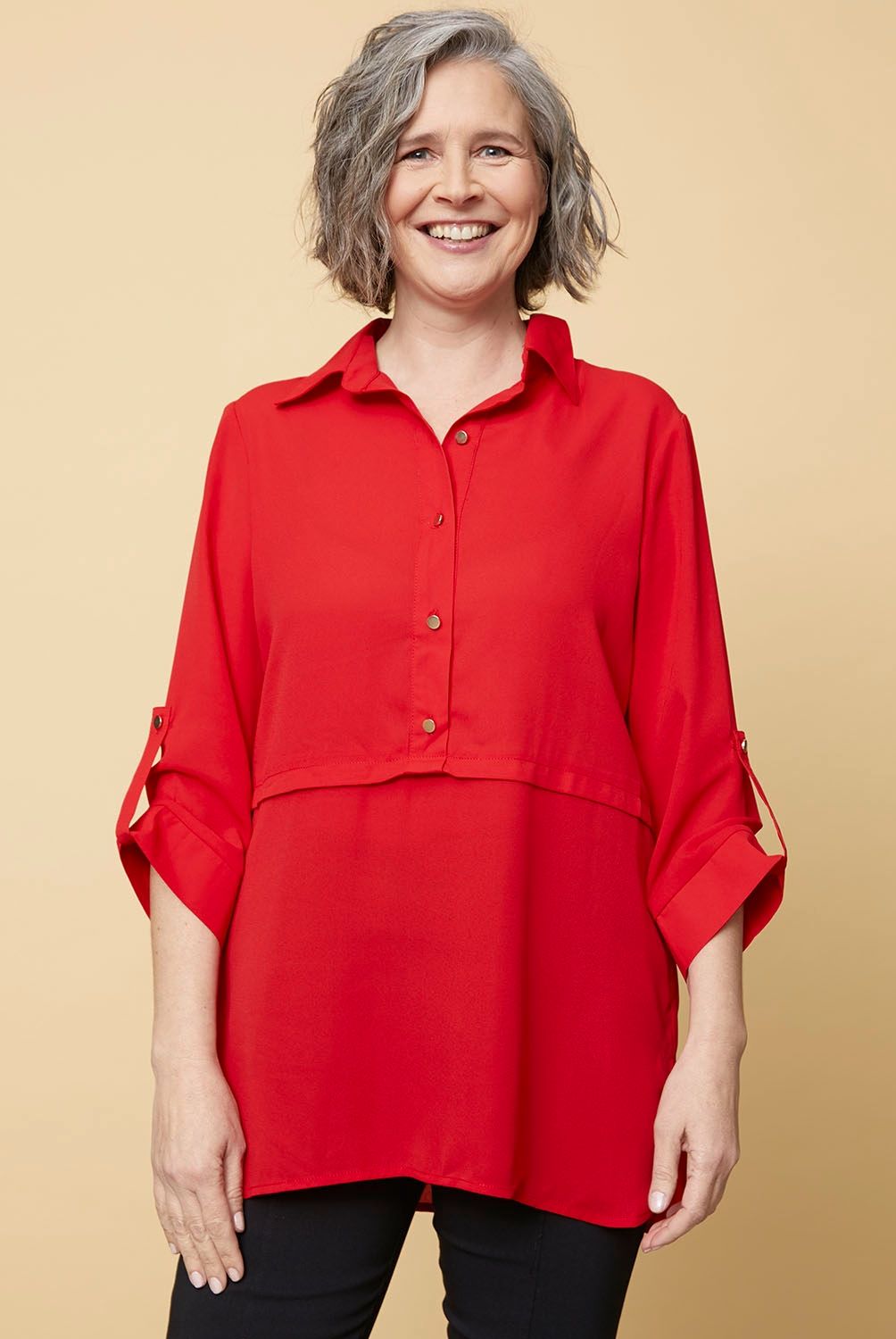 S COCCI - Blusa Manga Larga Mujer Stefano Cocci